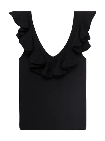 MANGO Top 'JUANA'  čierna