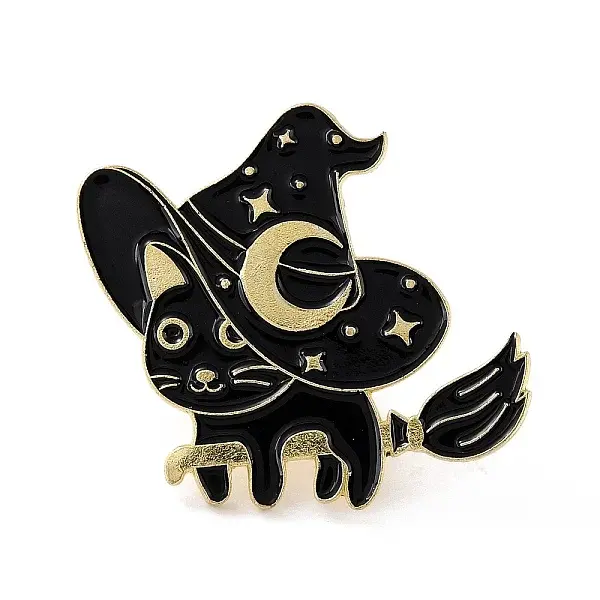 Witch Cat Enamel Pin