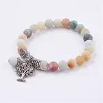 Natural Amazonite Stretch Bracelets