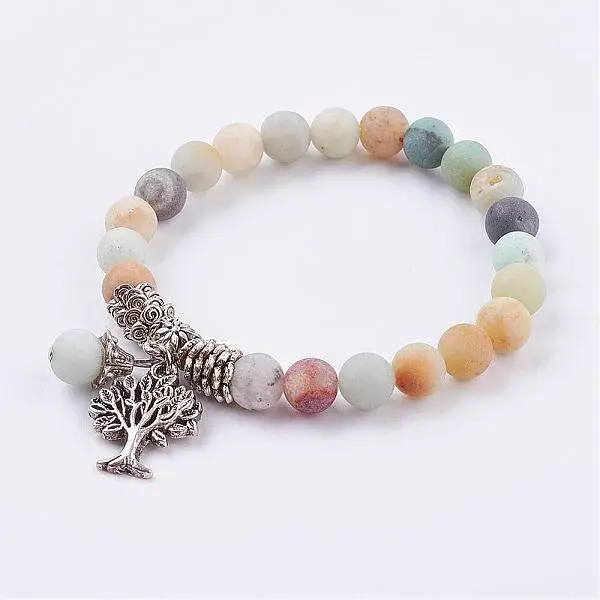 Natural Amazonite Stretch Bracelets