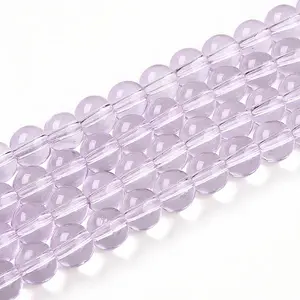 Baking Paint Transparent Glass Beads