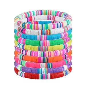 10Pcs Polymer Clay Bracelets