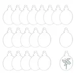 Transparent Acrylic Disc Pendants