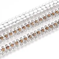 Iron Rhinestone Cup Chains