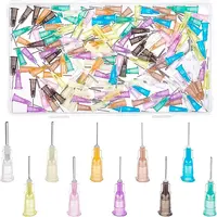 160Pcs 10 Styles Plastic Fluid Precision Blunt Needle Dispense Tips