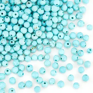240Pcs Natural Howlite Beads
