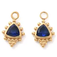 304 Stainless Steel Rhinestone Pendants