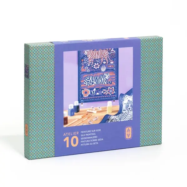 Atelier 10 – Maľovanie na hodváb pre tínedžerov aj dospelých – tiger