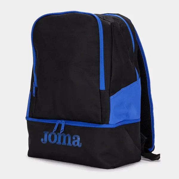 Joma Estadio III black royal backpack
