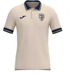 Joma FED. FUTBOL RUMANÍA FREE TIME SHORT SLEEVE POLO Pánske športové polo tričko, béžová, veľkosť XXL