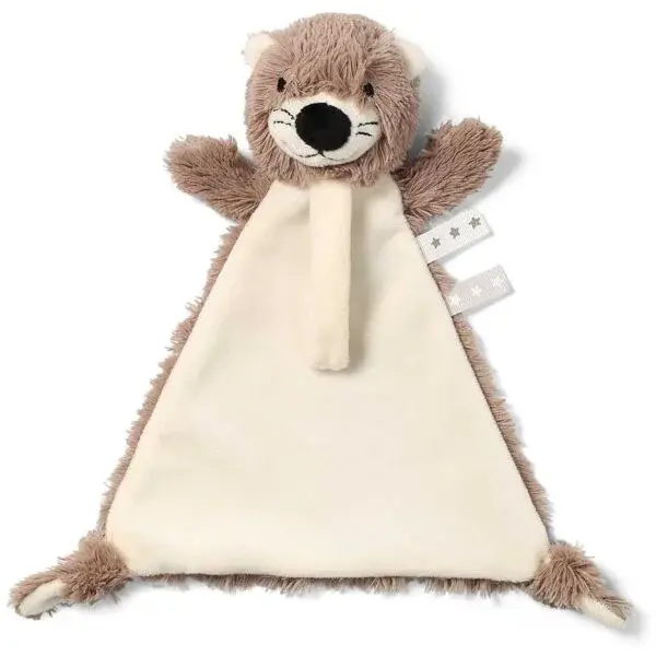 BABY ONO OTTER MAGGIE Usínáček s poutkem pro dudlík, hnědá, velikost