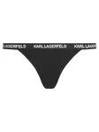 Karl Lagerfeld Nohavičky  čierna / prírodná biela