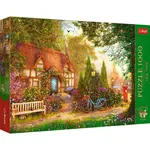 Trefl Puzzle 1000 Premium Plus - Čajový čas: Slaměná chaloupka