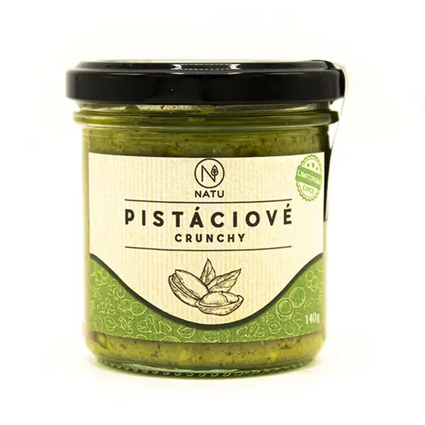 NATU Pistaciový krém crunchy 140 g