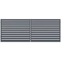 Brána dvoukřídlá safír 150 X 400 CM