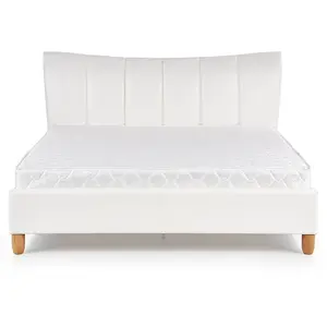 Postel Sandy 160 bílá/buk