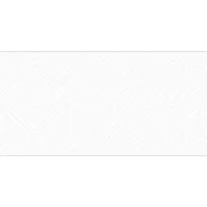 Dekor White Mat Chevron 30/60 Rekt.