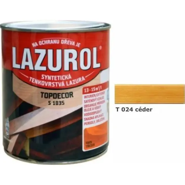 Lazurol Topdecor céder  2,5l
