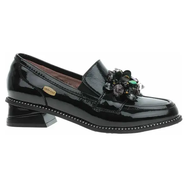 Dámské mokasiny Laura Vita Ibcihalo 10 werni noir 40