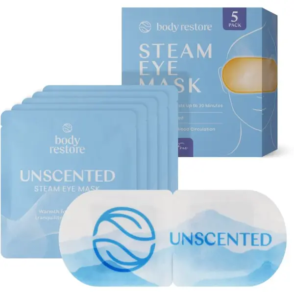 Body Restore Steam Eye Mask Unscented maska na oční okolí bez parfemace 5 ks