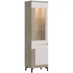 Vitrína L Aston An05 Dub/Kašmír