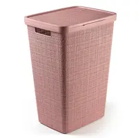 Koš na prádlo Jute 58L růžový 255198 Curver