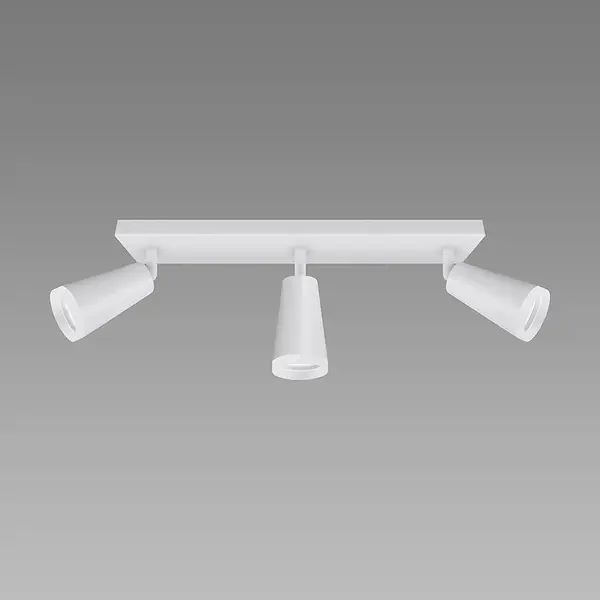 Stropné bodové svietidlo SANA GU10 3L WHITE 04145 LS3