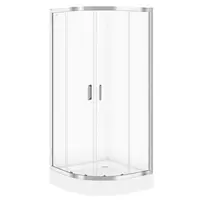 Štvrťkruhový Sprchový kút ARTECO 80x80x190