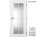 Interiérové dveře Elida Sklo Bílé 90P