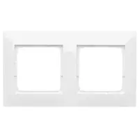 Rámček dvojitý Simon54 Biela