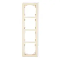 Rámček štvornásobný  beige D DR-4