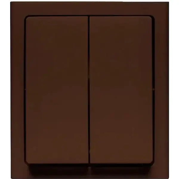 Vypínač Bravo ŁNH-2B.BR 2X