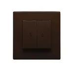 ŁP-7L Žalúziový vypínač hnedý