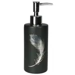 Dávkovač Piume, 7x7x18 cm, čierny