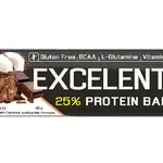 Nutrend Excelent Protein Bar čokoláda + kokos v mléčné čokoládě 40 g