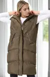 Z9743 DEWBERRY WOMEN'S VEST-KHAKI