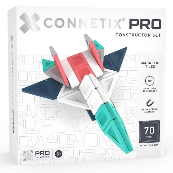CONNETIX® PRO Constructor Set magnetická stavebnice 70 ks