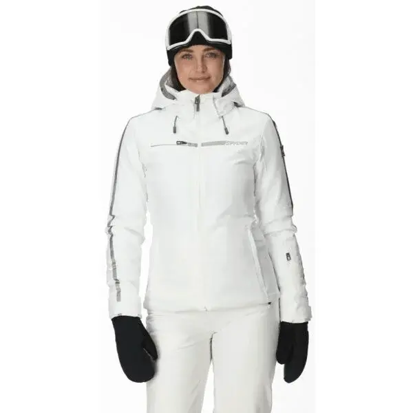 Spyder TITANIA JACKET Dámská lyžařská bunda, bílá, velikost