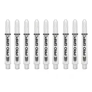 Násadky Target Pro Grip Spin Clear Short 3x3ks