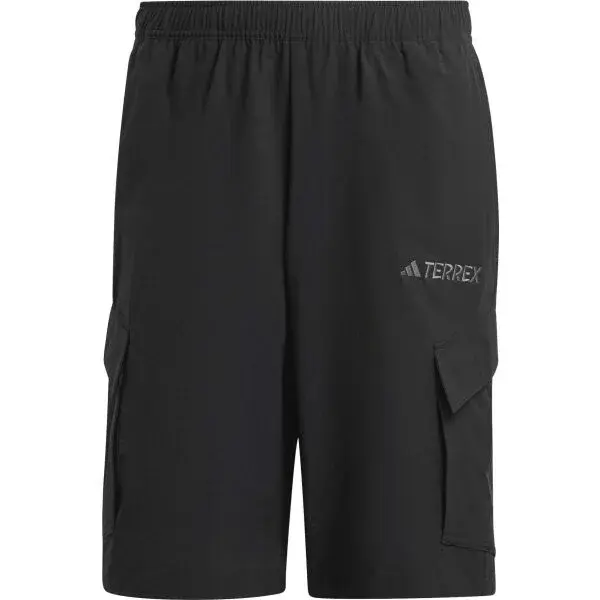 adidas TERREX CARGO SHORT Pánske turistické krátke nohavice, čierna, veľkosť