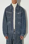 Džínová bunda Kenzo Trucker Denim Jacket Weave