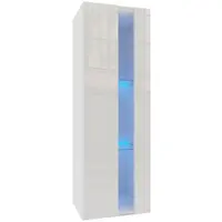 Závěsná police Izumi 1 WH bílá mat/lesk