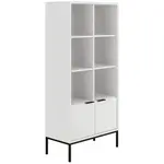 Regál Austin bílá/černá