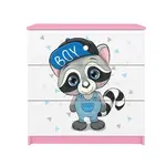 Dětská komoda Babydreams růžová - Mýval