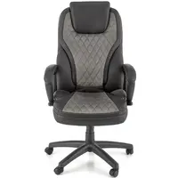 Otáčecí křeslo Gandalf černá/popelavě šedá