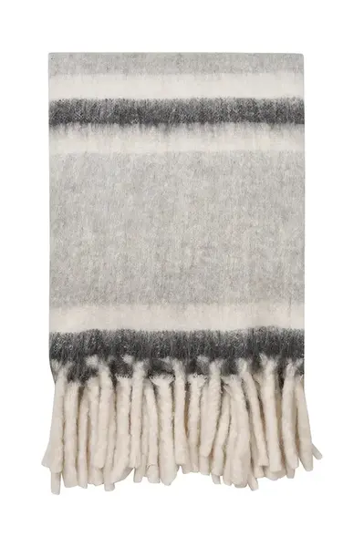 Pléd s vlnou House Nordic Carmel 130 x 170 cm šedá barva