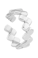 Postříbřený prsten Lilou Snake