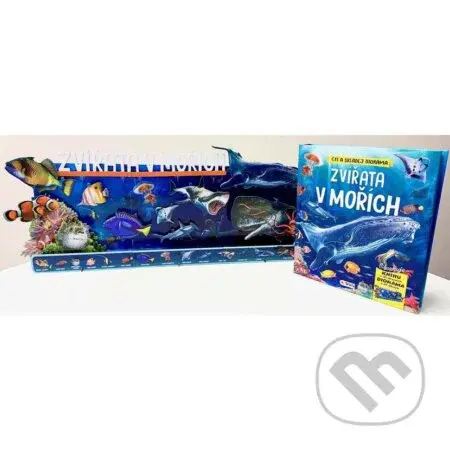 Čti a skládej Dioráma: Zvířata v mořích - kniha z kategorie Naučné knihy