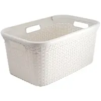 Koš na čisté prádlo style 45l 187492 krémová