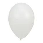 Balóny pastelové bílé 10 ks 24cm